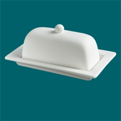 Rimmed Butter Dish
