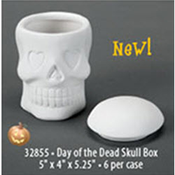 BOXES DAY OF THE DEAD SKULL BOX